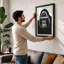 Gorilla Confrontation Modern - Framed Print-5540563-5540566