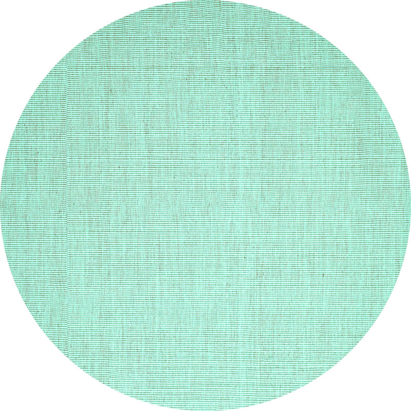 Tapis abstrait vert menthe Kyng, Rond 5 pi