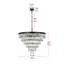 Lustre rond 27 pouces Iva-1324420751