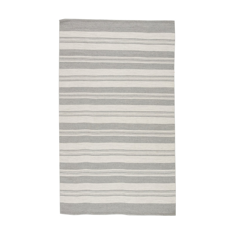 Vintage Striped Indoor / Outdoor Rug, Rectangle 5' x 8'