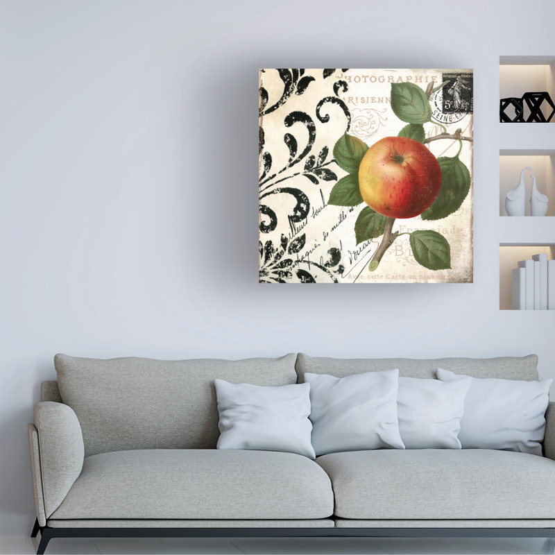 Art sur toile «Bachelo Sasha Les Fruits Jardin Iv», H 24 po x l 24 po