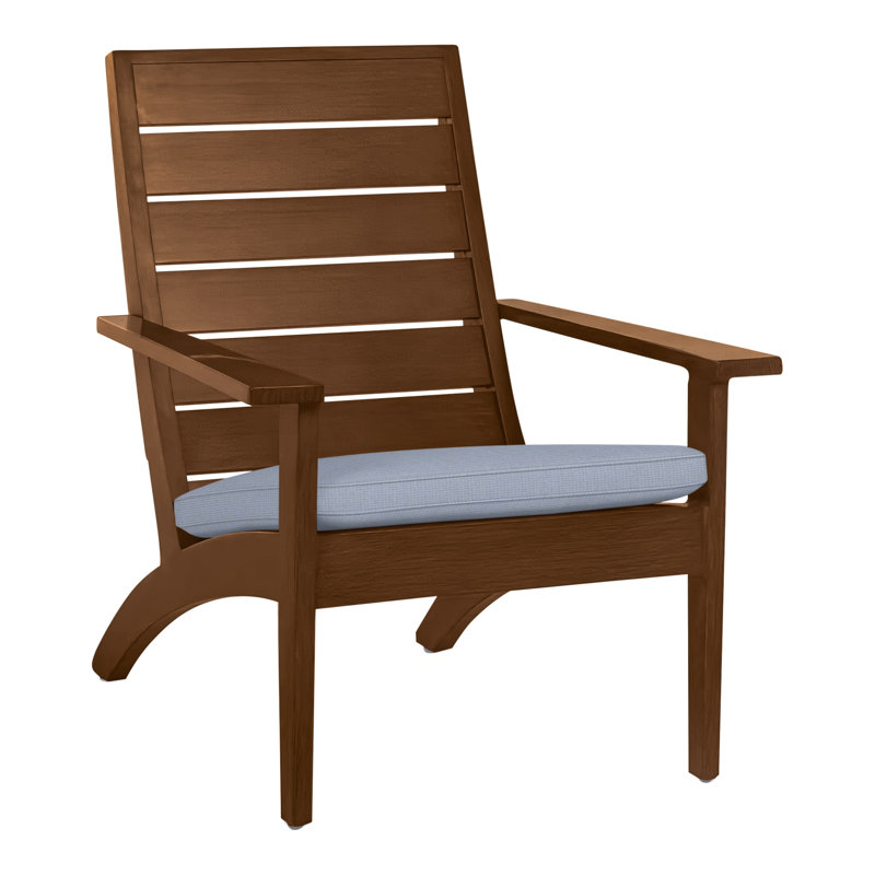Kennebunkport Aluminum Adirondack Chair - Oak, Oak, Welt, Perigold Play Mushroom