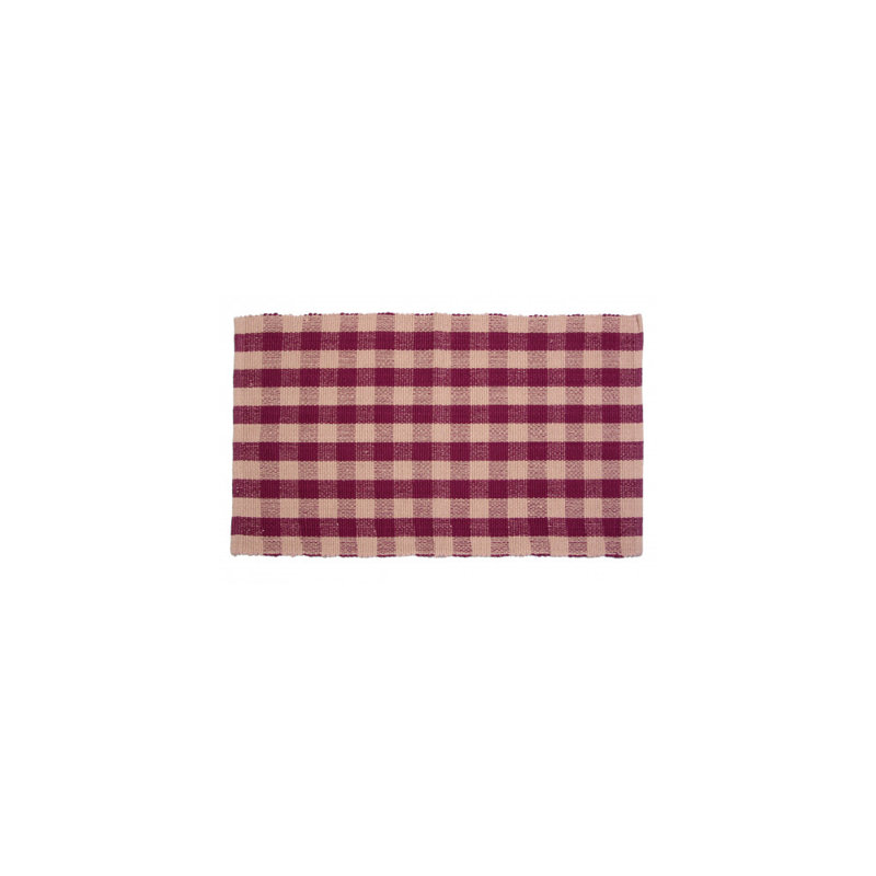 Allura Cotton Plaid Indoor Rug, Rectangle 4' x 6'