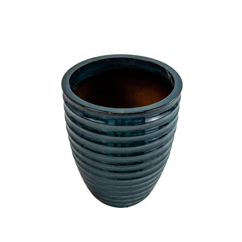 High-quality ceramic flower pots, Army Green