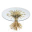 Bonheur Round Glass Dining Table