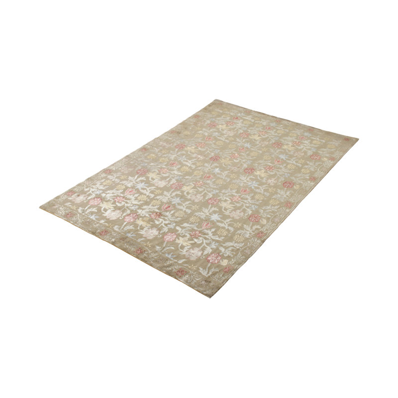 One-of-a-Kind 7'10"x 9'11" Hand Knotted Area Rug