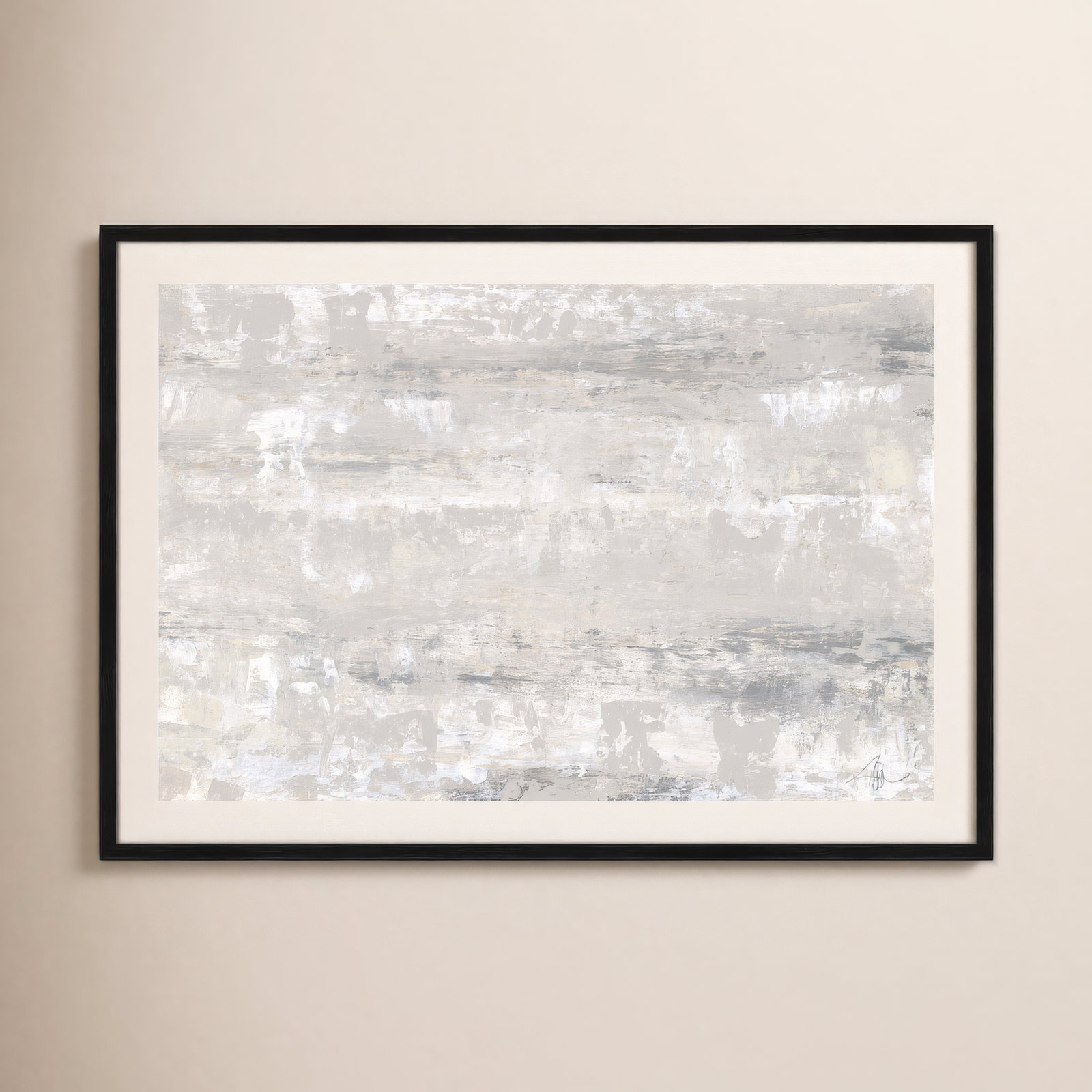 Desert Winds by Filippo Ioco - Print, Black Wood Framed Paper, 29.5" H x 41.5" W x 0.75" D