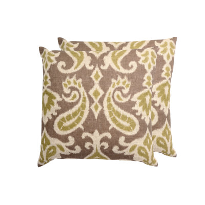 Ikat Throw Pillow Cover - Set Of 2