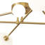 Antinique 6-Light 86cm Modern Copper Glass Globe Sputnik Semi Flush Mount-291242094