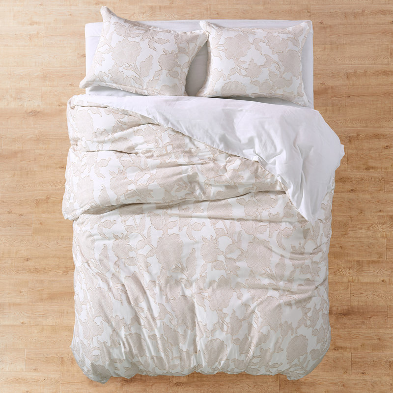 Sloane Natural Duvet Set, Twin Duvet Cover + 1 Standard  Sham