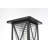 Amiriah 16 inch Outdoor Post light in Black