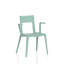 Nest Edge Stacking Cafe & Bistro Chair White with Arms-61611313