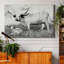 Buttercup and Bluebonnet - Reproduction de photo sur toile tendue-2117194536