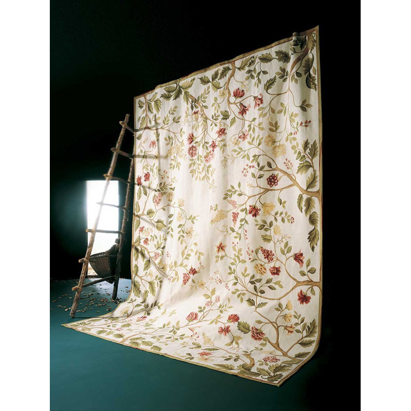 Hand-Knotted Wool IVORY Area Rug