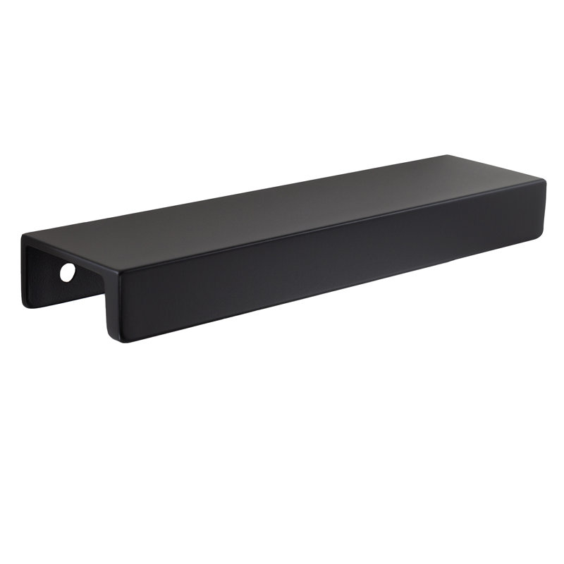 Martin 5" Matte Black Edge Pull, Matte Black, 5"