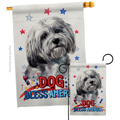 Double Sided 40'' H x 28'' W Polyester Animal House Flag