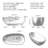 59.06'' x 30.71'' Soaking Solid Surface Bathtub