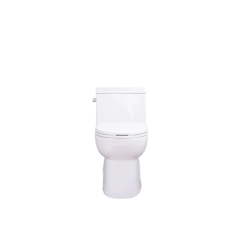 Water Saving 1.28 Toilet, Elongated Comfortable Design, Seat, 1000 Gram Flushing, Gloss White 003S, Floor Mounted Bathroom Facility Appliance
