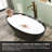 65'' x 33'' Freestanding Soaking Solid Surface Bathtub-112293182