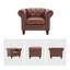Fauteuil Chesterfield de 42,52 po Fynlie-2076967849