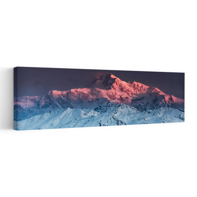 Mount Denali Panorama Abstract Contemporary Landscape Nature Wall Art