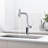 Single Handle Kitchen Faucet with Accessories-93486580