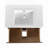 Yorker 29.00 " W Single Vanity Bathroom Vanity With Resin Top-1004947716