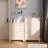 Beige Solid wood Shoe Storage