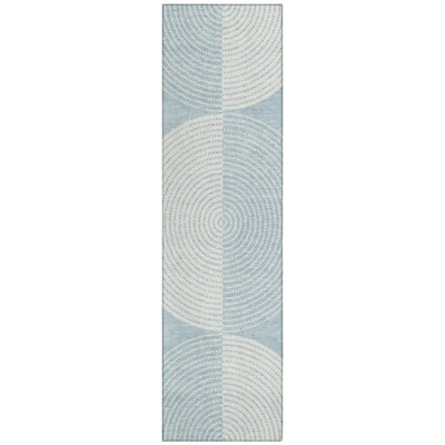 Machine Washable Indoor/Outdoor Howle ACN2275 Geometric Rug