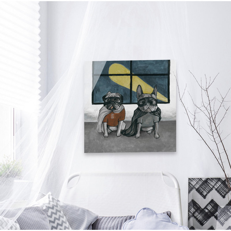 Four Legged Heroes - Wrapped Canvas Painting, 66cm H x 66cm W x 2cm D