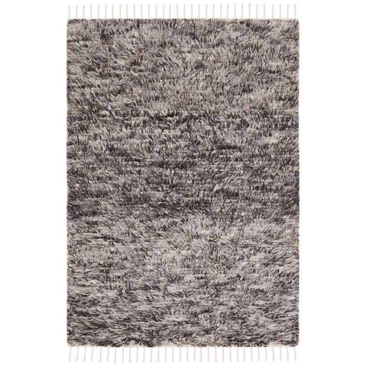 Aitkin Hand Woven Wool Solid Color Rug