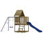 Gast Freeport Park Solid Wood Swing Set with Swing(s) Slide(s)-910724110