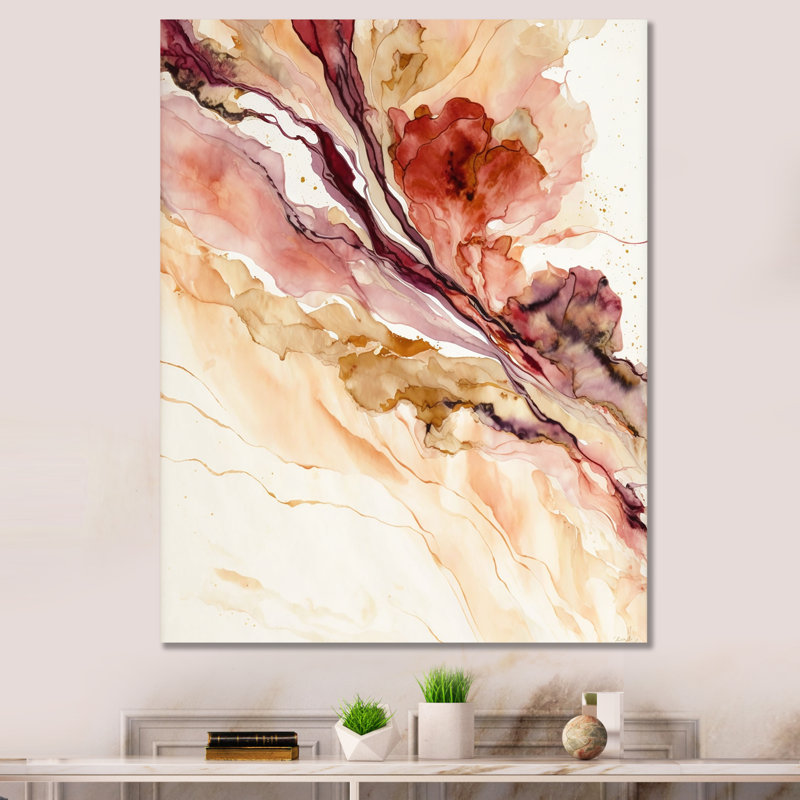 «River In The Redend Point Canyon II», reproduction sur toile, L 34 po x H 44 po, Toile tendue