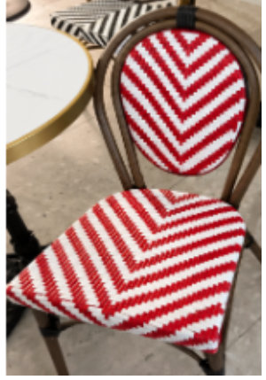 Upholstered Dining Chair, Red, Red