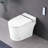Smart Toilet Bidet With Night , Heated Seat, Self-Cleaning Nozzle, Foot Sensor, Remote Control, Led Display Nozzle &