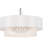 4 - Light Dimmable Drum Chandelier