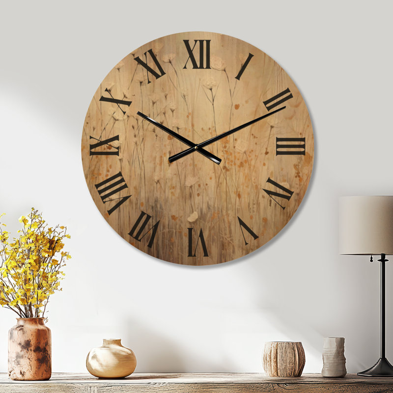  Horloge murale Wildflower, Medium