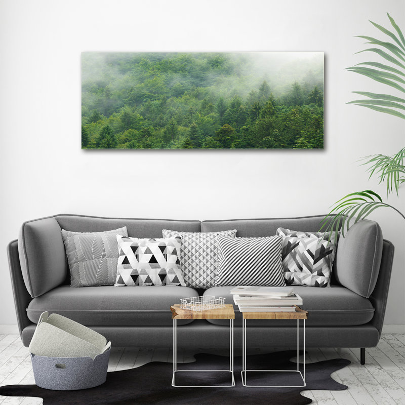 Mysterious Forest - Wrapped Canvas Print, 50cm H x 125cm W, Canvas