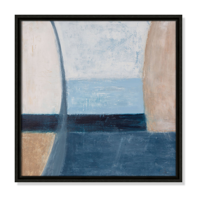 Beach Deco - Square Version Print par Casa Fine Arts, Espresso, H 17,5 po x l 17,5 po