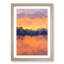 Sunshine over the Mountains in Abstract - Picture Frame Graphic Art Print-55724642-55724643