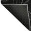 Tapis noir Prisco lavable à la machine de qualité supérieure-1753000410