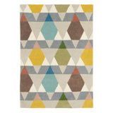 Hand Tufted Wool Geometric Area Rug