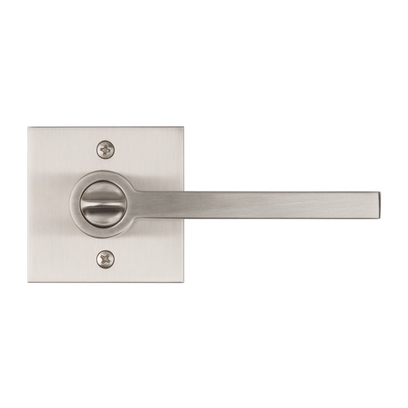 Satin Nickel Entry Door Lever