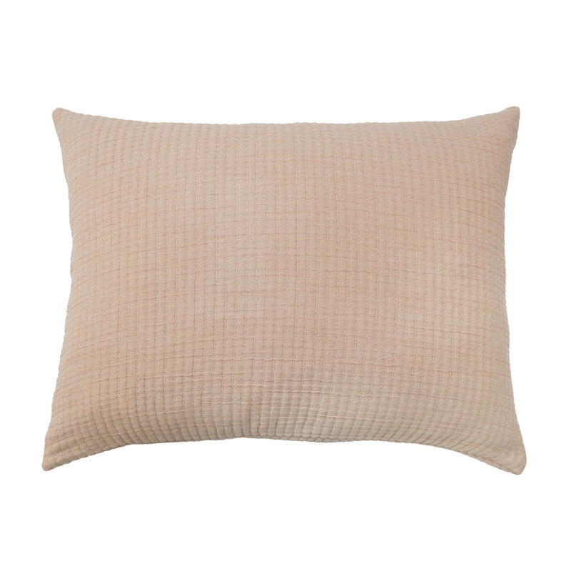 Taie décorative 100% coton Vancouver, Ambre, Simple