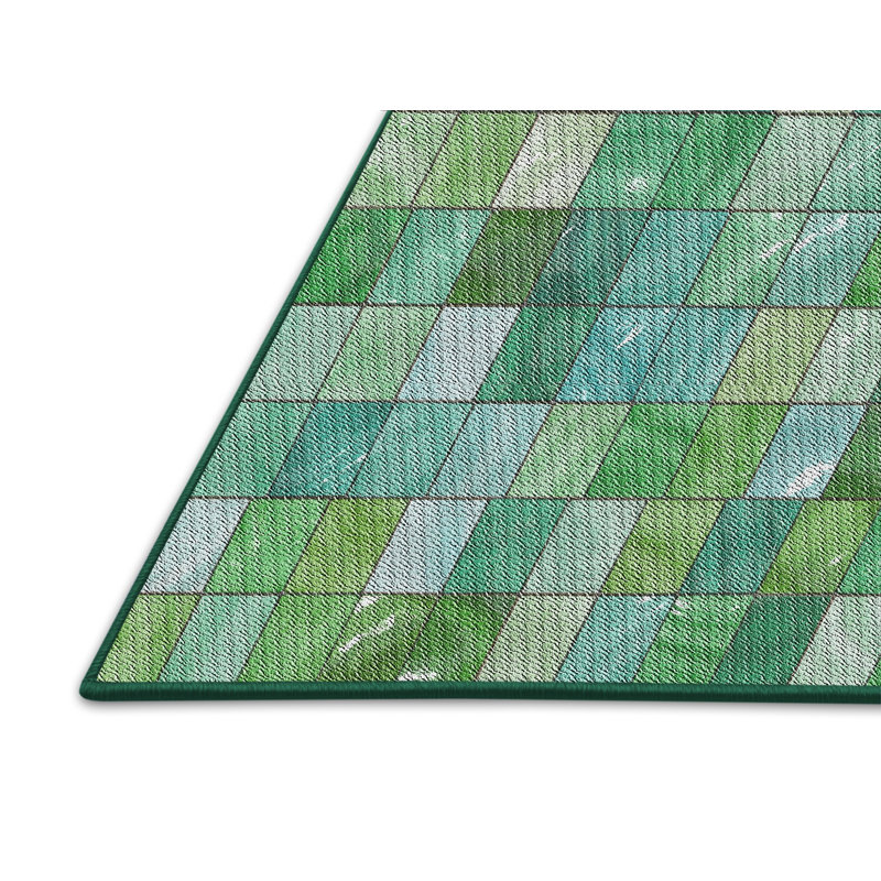 Tapis vert/bleu, Rectangle 2 pi x 5 pi