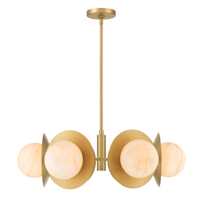 Minka Lavery Olenne 28" 6-light Pendant In Brass