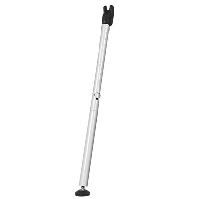 Barre de sécurité 2-en-1 à porte coulissante - Butoir de porte réglable robuste et brouilleur pour fenêtres coulissantes - Sécurité renforcée pour la maison, les appartements et les hôtels