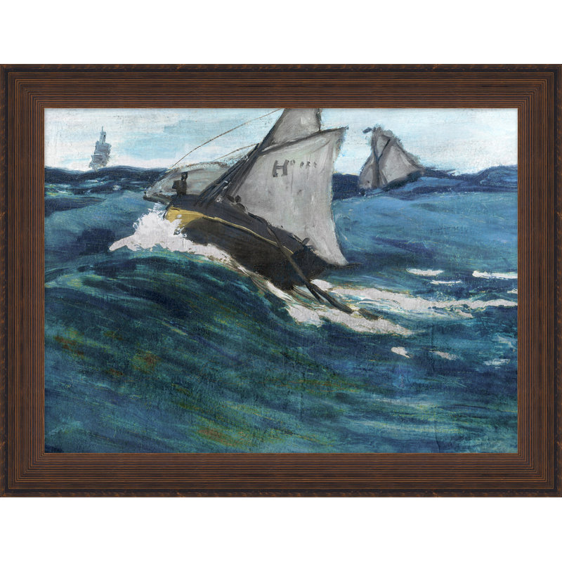Voiliers - Peinture sur toile encadrée