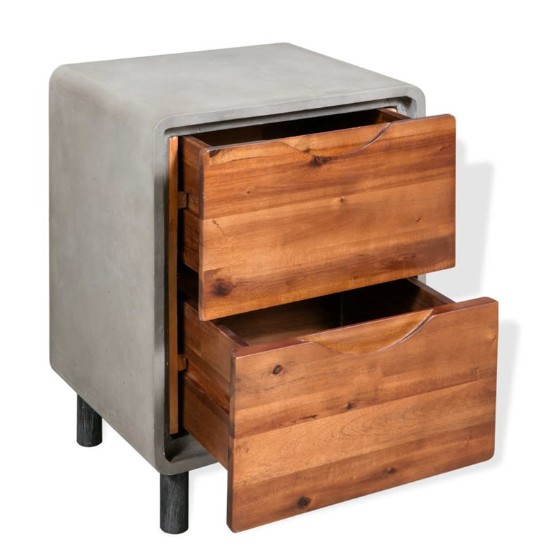 Douglasville 40cm W Bedside Table