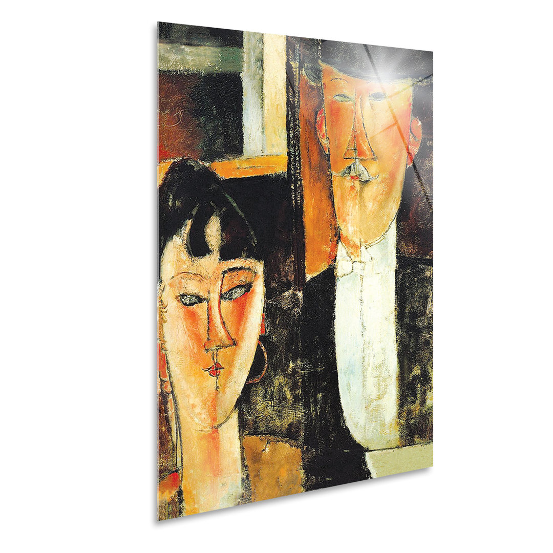 Leinwandbild Wife and Husband von Amedeo Modigliani